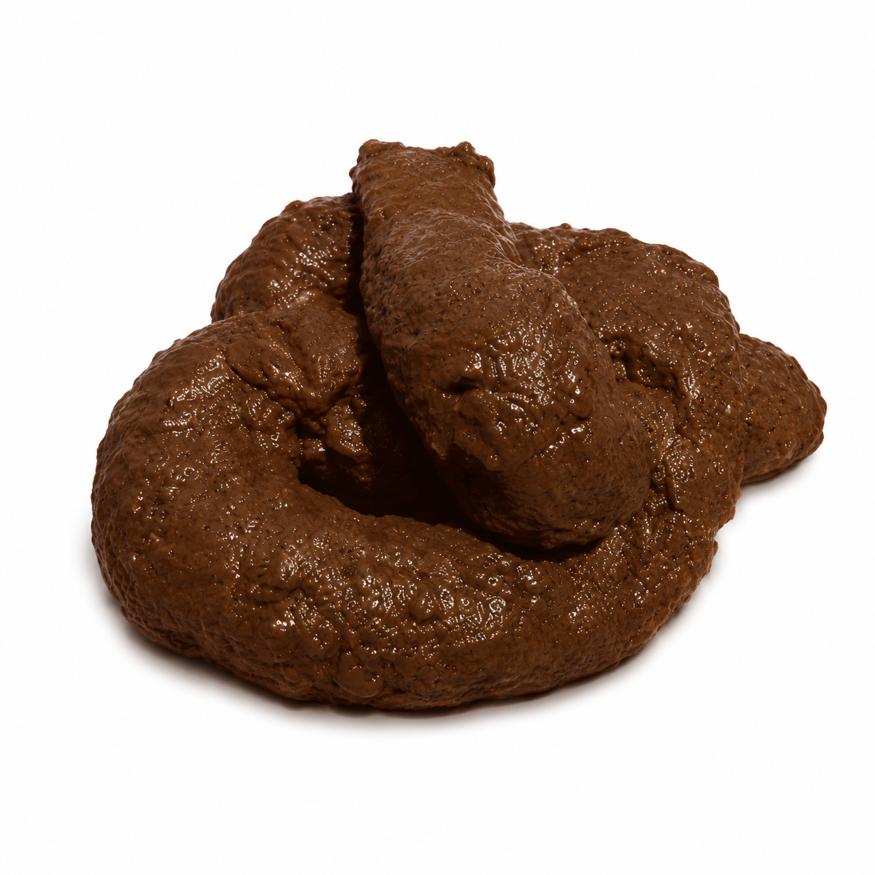 A glossy brown coil of poop, the $SHIT mascot